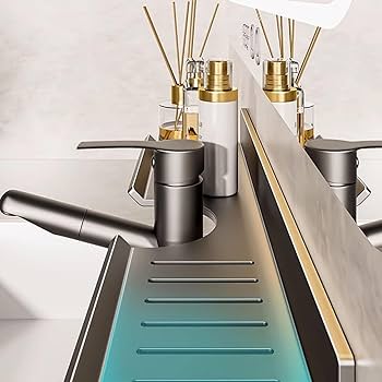 Amazon｜Hugsweet 蛇口ラックホルダー、蛇口上のキッチンシンク